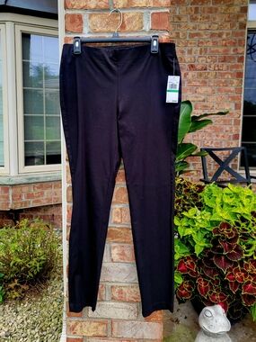 Women's MICHAEL Michael Kors Black Ankle-Length Pull-On Pants